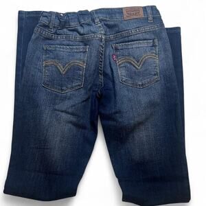 Levis 711 skinny girls‎ 14 jeans Blue Denim EUC